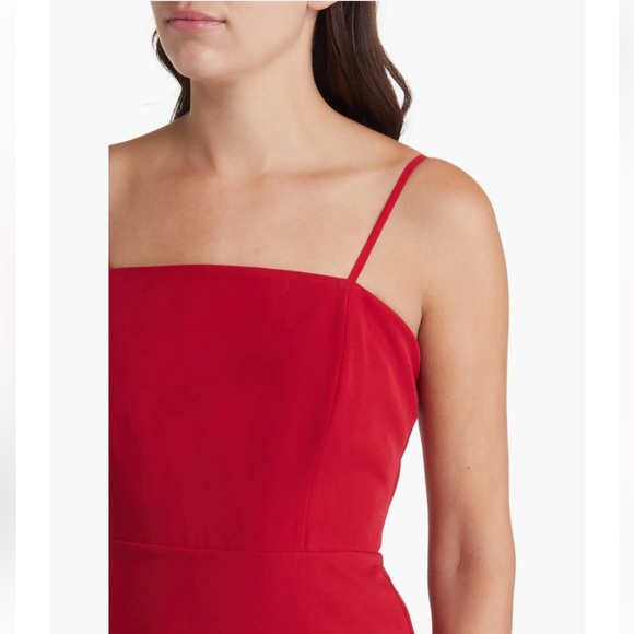 Sam Adelman Feather Hem Sheath Dress women’s size 6 - Picture 5 of 5